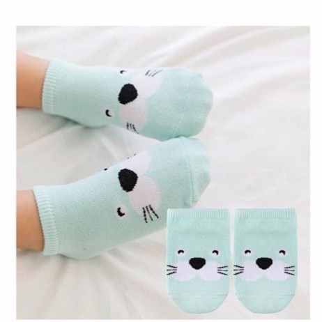 Kaos kaki light blue dolphins