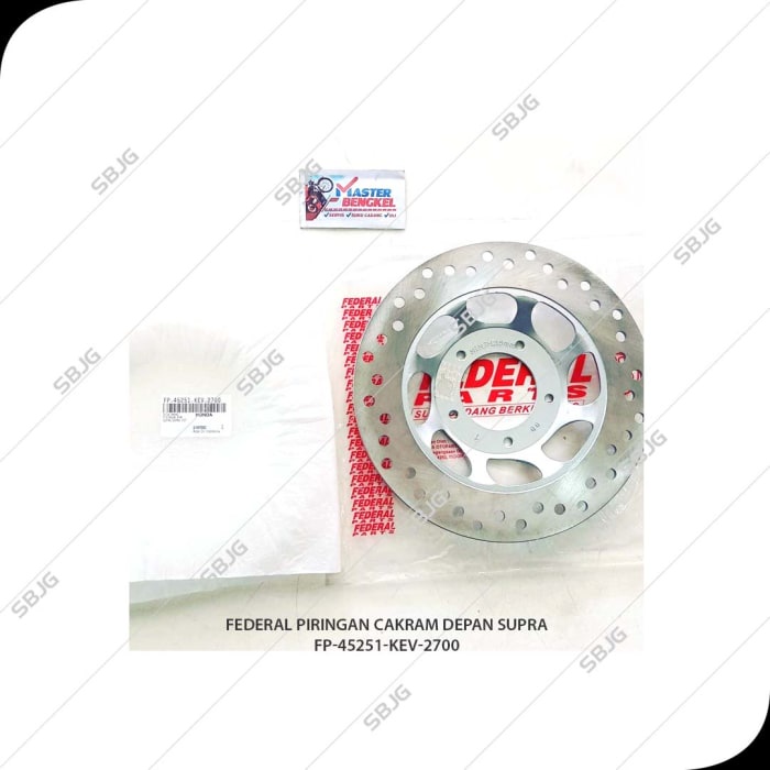 Disk Piringan Rem Cakram Depan - Supra X Old Supra Fit Lama Asli Federal FP-45251-KEV-2700