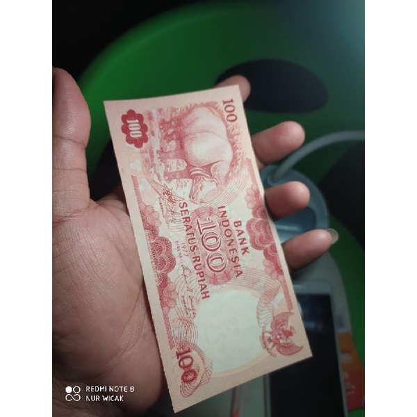 Uang Kuno 100rp badak