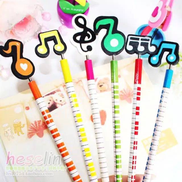 

Pensil raut karakter not balok
