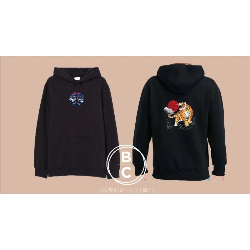 Hoodie sweater jaket sukajan x Tiger japan