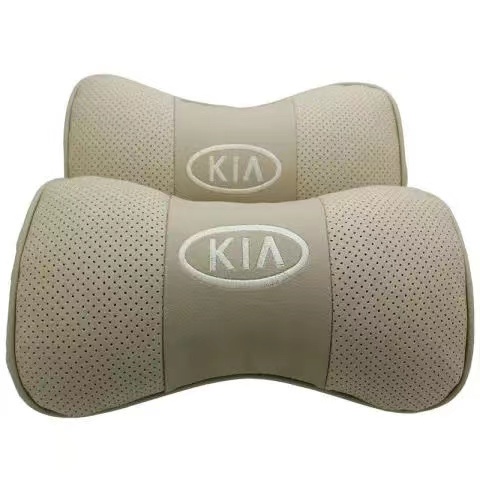 G-club Bantal Sandaran Kepala Jok Mobil universal Bahan Kulit breathable Untuk KIA