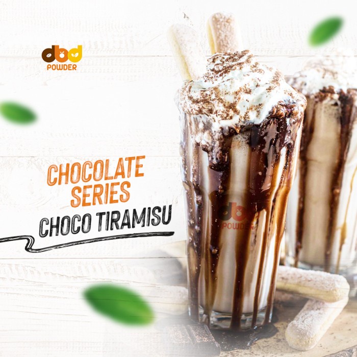 

DISKON - (BISA COD) Bubuk Minuman Cokelat Tiramisu - Powder Choco Tiramisu | DBD Powder