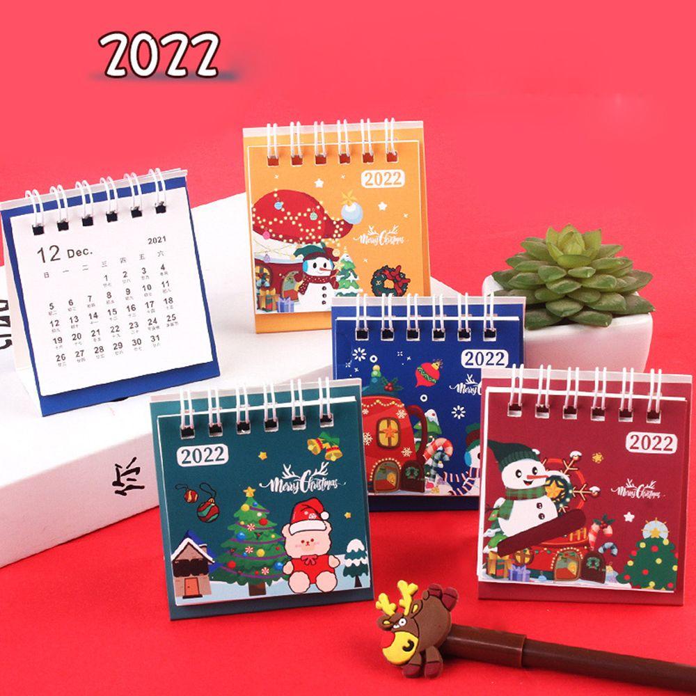 Pineapple Animal Kalender Meja Organiser ChristmasTree 365hari Kawaii Stationery Dekorasi Desktop ​ Rumah