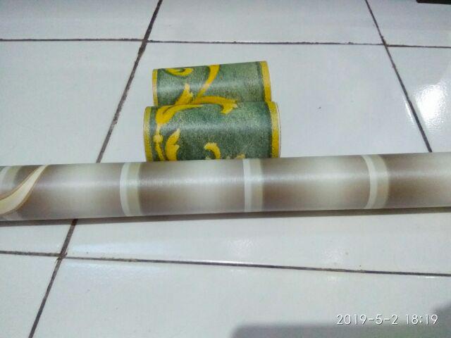 Meth Wps581 Linen Green Soft Polos Hijau Muda Wallpaper Sticker Wal Paper Dinding Stiker Dinding