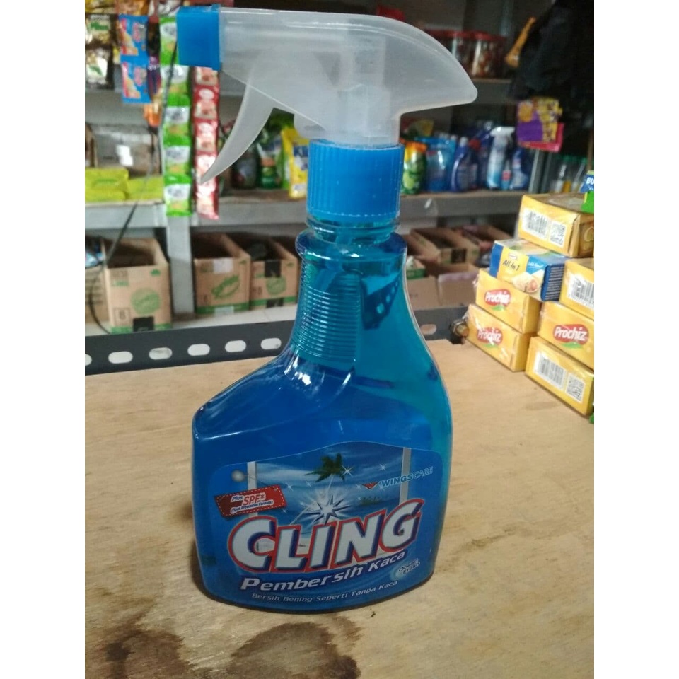 Cling Botol Pembersih Kaca