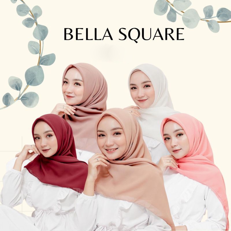 KERUDUNG Bella Square New &quot;Full Warna&quot; || hijab segi empat [COD]