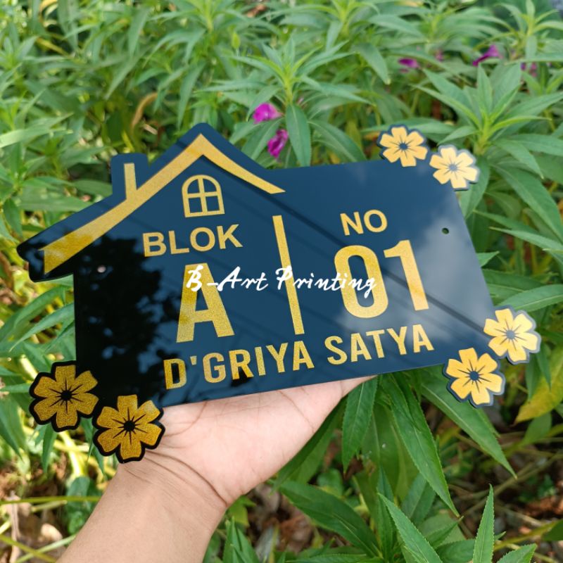 PAPAN NOMOR RUMAH AKRILIK | NOMER RUMAH AKRILIK | ALAMAT RUMAH TYPE LUXURY NOMOR RUMAH AKRILIK / ACRYLIC / PAPAN NOMER RUMAH BERKUALITAS