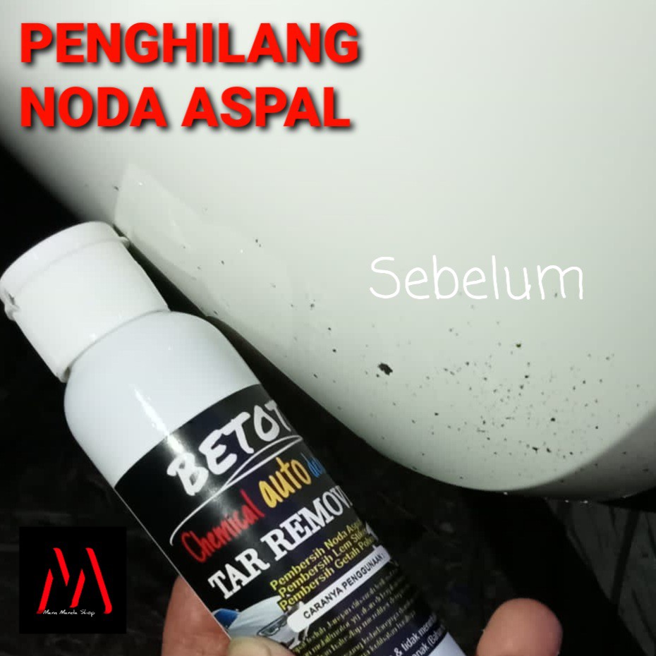 Betot Tar Remover / Penghilang Noda Aspal /  Lem Stiker / Getah Pohon / Pembersih Body Mobil