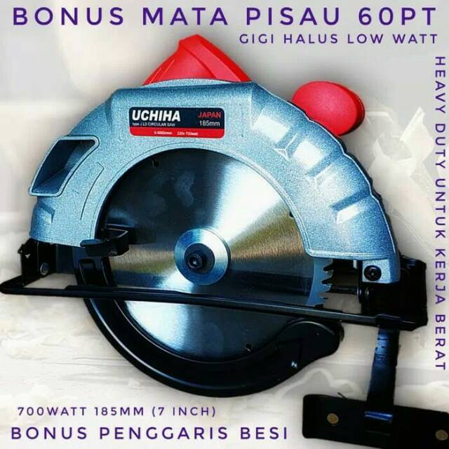 mesin gergaji circle saw circular 7 uchiha high quality ka