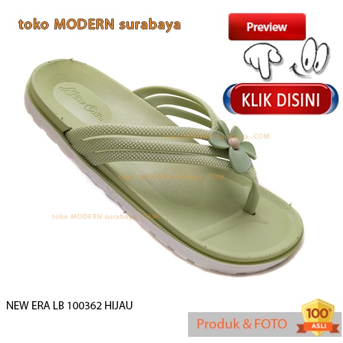 Sandal wanita casual sandal jepit karet murah NEW ERA LB 100362