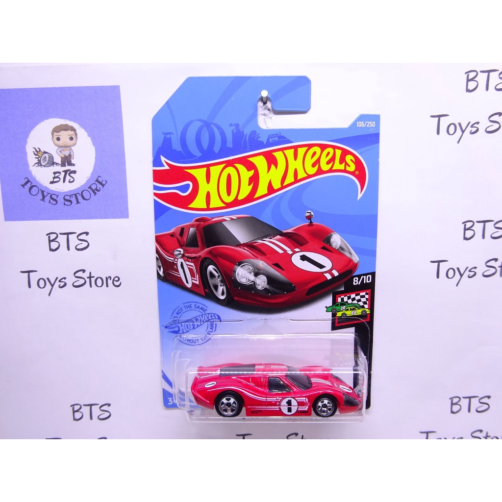 Hot Wheels 67 Ford GT40 MK.IV Merah