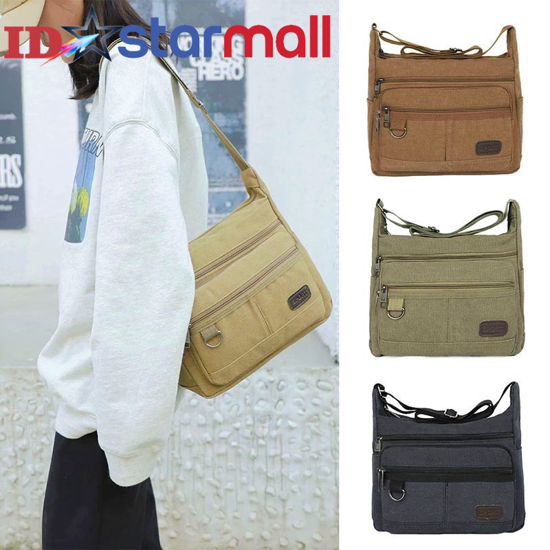 Tas Selempang Kerja Import Multifungsi Travel Jinjing Messenger Bag