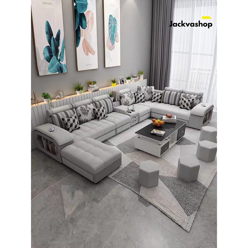 Sofa Minimalis Modern Leter U Kursi Tamu Minimalis Ruang Tamu