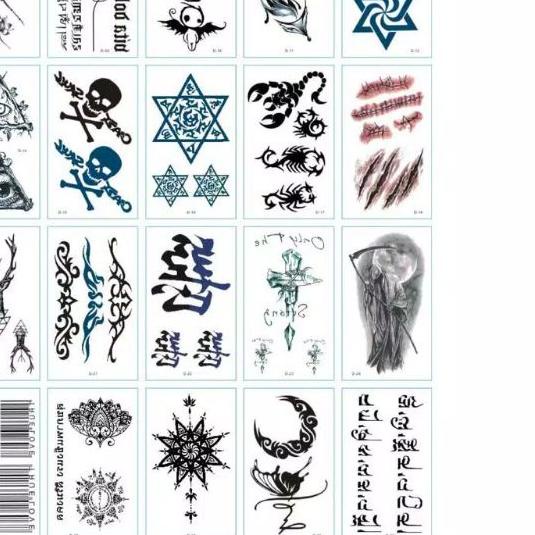 ۩ PAKET 15 GAMBAR BEBAS PILIH/Tatto Temporer/Tatto Temporary ◌