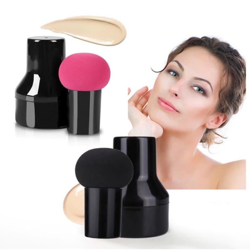 1234OS - Spon Jamur Beauty Gagang Sponge Mus Blend Sponge Beauty Blender Make Up Tool (1KG= 45PC)