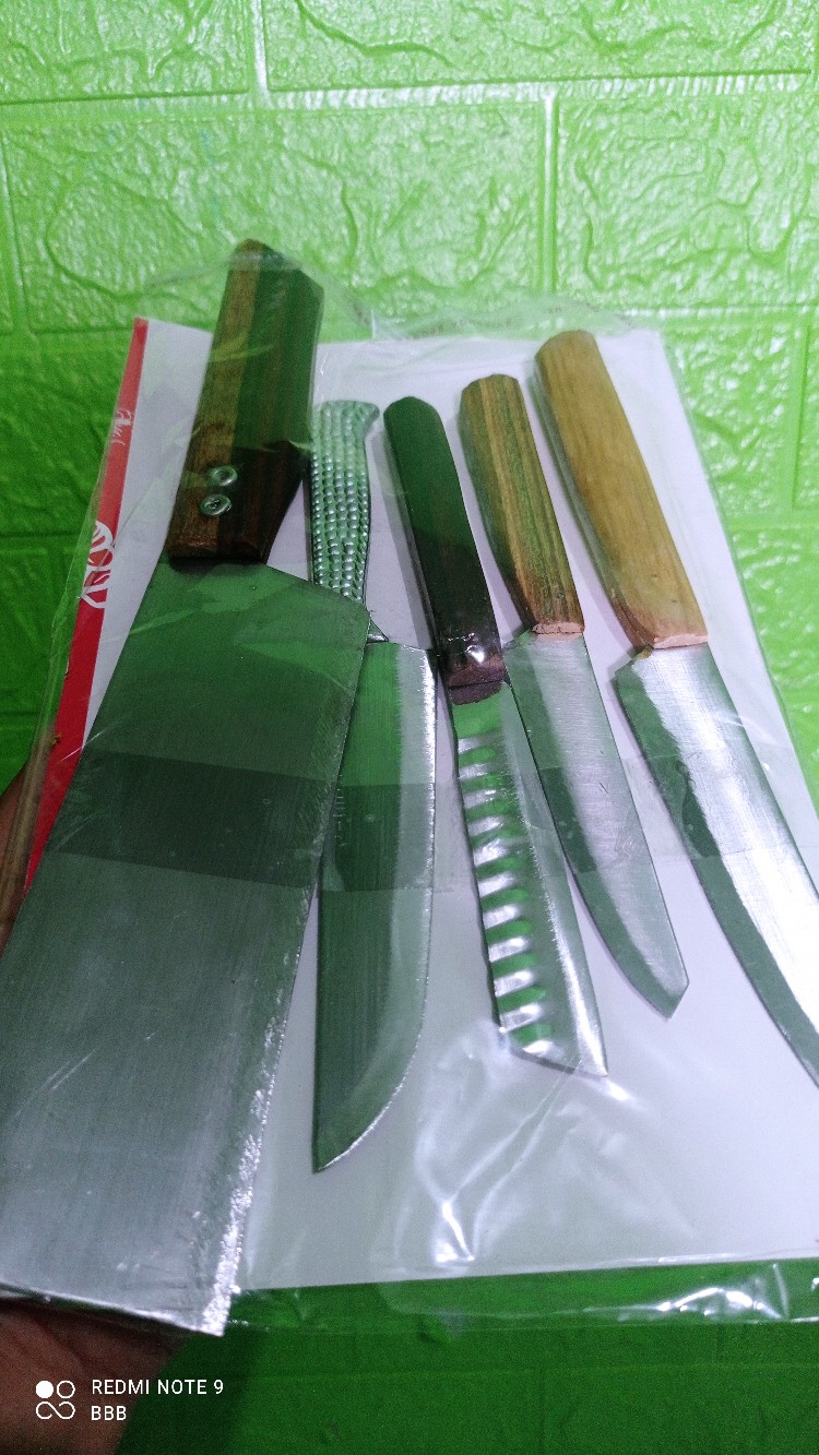 Promo Paket Hemat Pisau Steinlees Anti Karat Dan Tajam Isi 5 Pcs / Isi 6 Pcs