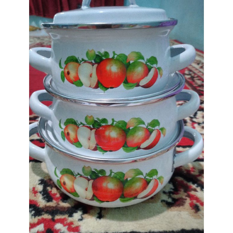 enamel cookware set jual murah