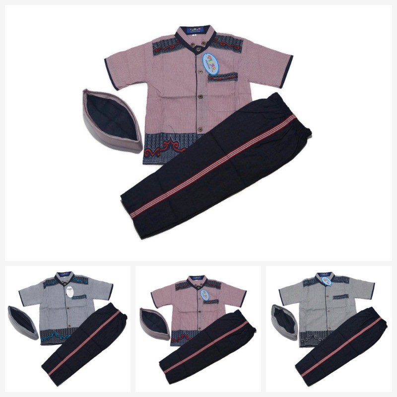 Baju Koko Anak Vizar Levis Size 1-6 (Cowo 2-5Tahun)