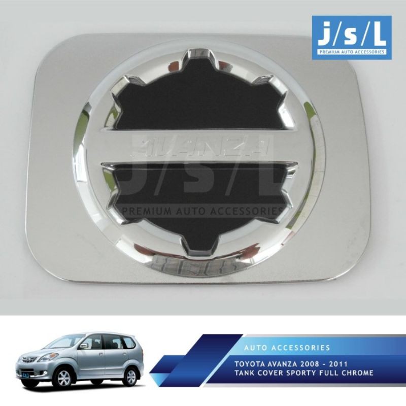 Toyota Avanza 2008 – 2011 Tank Cover Sporty Full Chrome