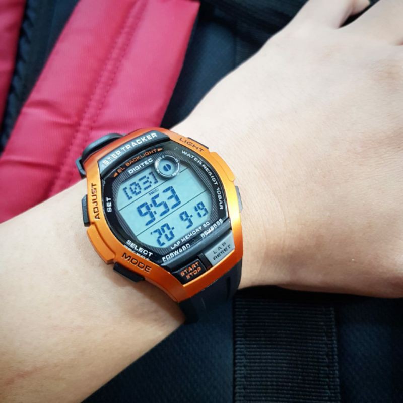 Jam Tangan Pria Sport Digitec STEP TRACKER DS 3108 ORIGINAL