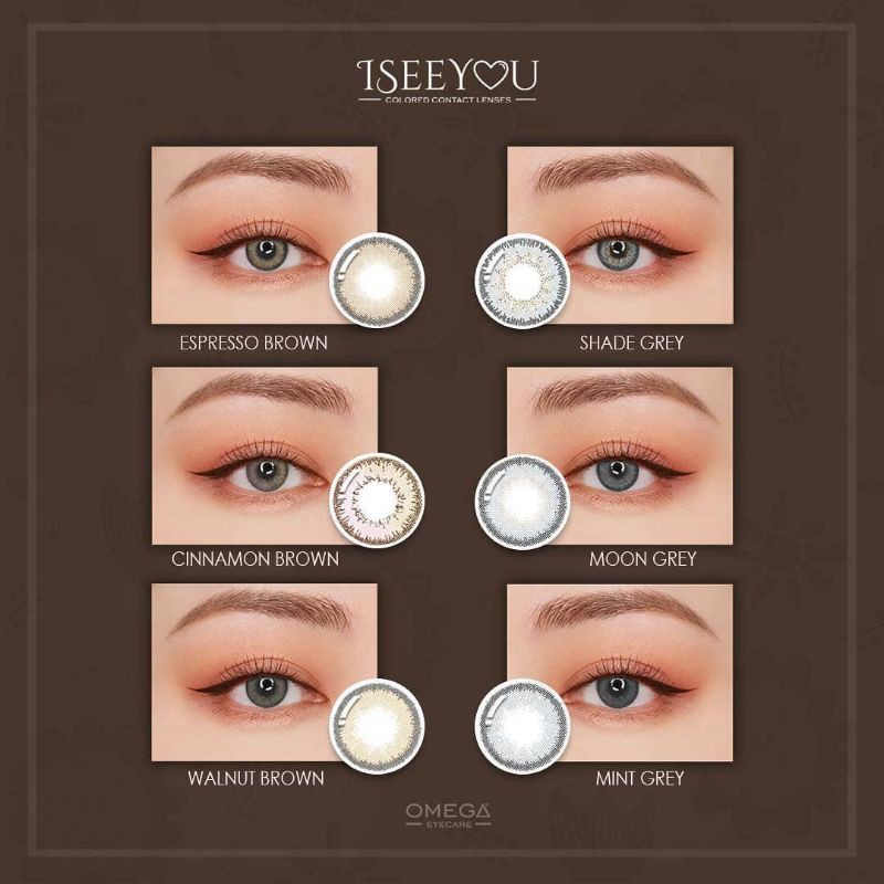 softlens warna diameter 14,5 water 43% omega IseeYou