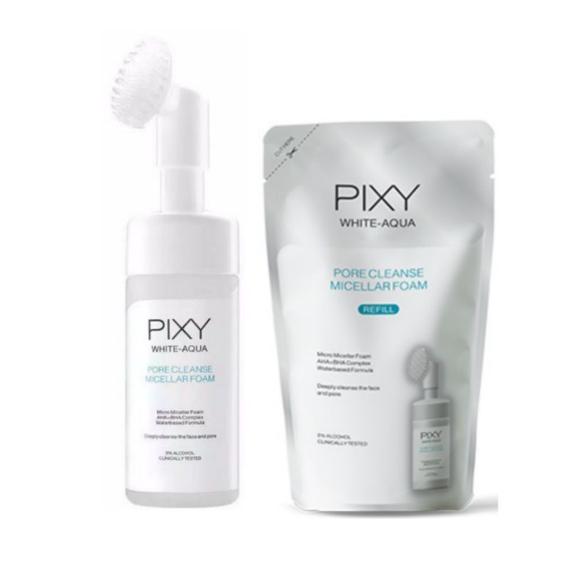 PIXY White-Aqua Pore Cleanse Micellar Foam