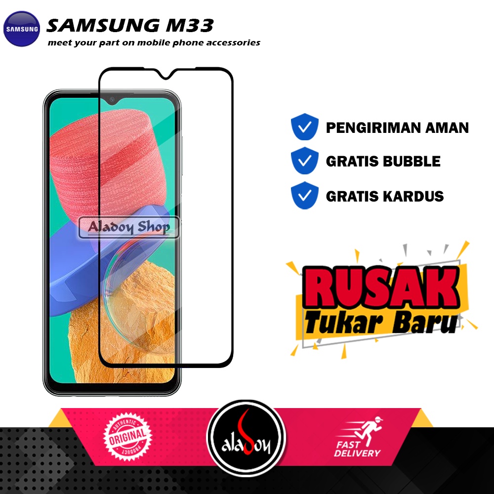 Tempered Glass Samsung M33 2022 Anti Gores Layar Screen Protector