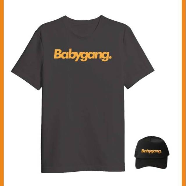 PAKET KAOS+Topi Babygang |KAOS BABYGANG | kaos kpop |topi babygang