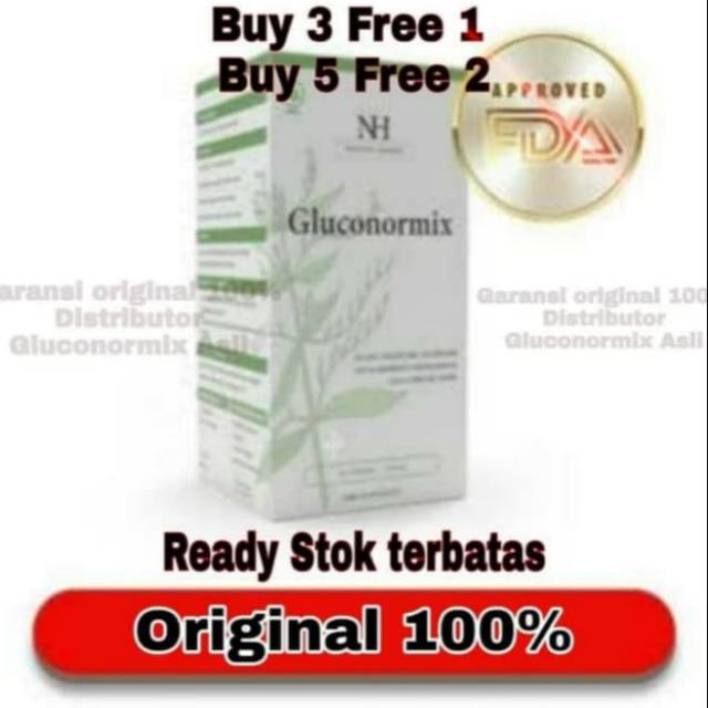 OBAT DIABETES / GLUCONORMIX / ORIGINAL BPOM
