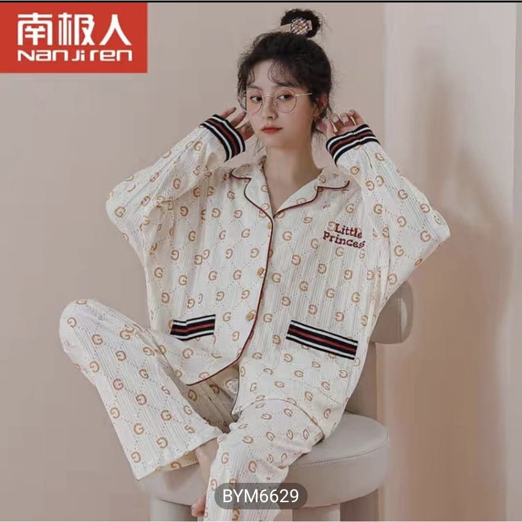 baju tidur piyama PP bahan kaos katun tebal import new