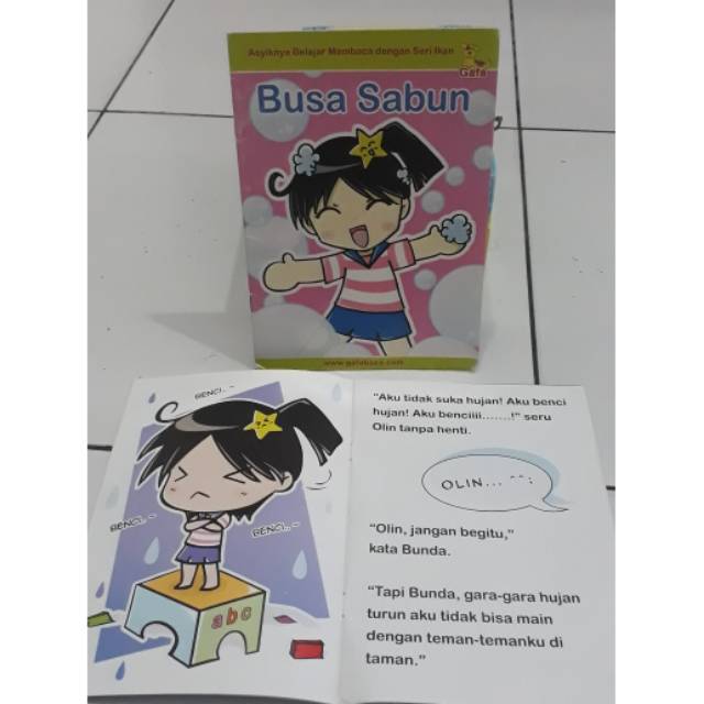 Buku Gafa seri Ikan - Buku Belajar Membaca