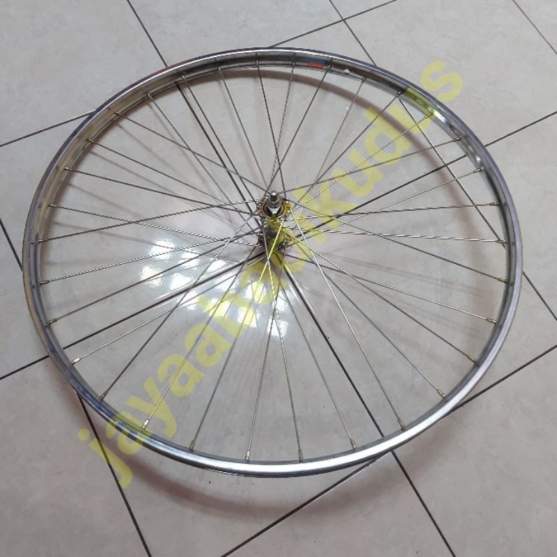 Velg Setelan Siera Aluminium (26 x 1⅜) / Pelek Sepeda 26 Sierra Komplit Aluminum