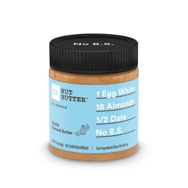 

Rxbar Nut Butter Vanilla Almond Butter keto whole30 paleo high protein