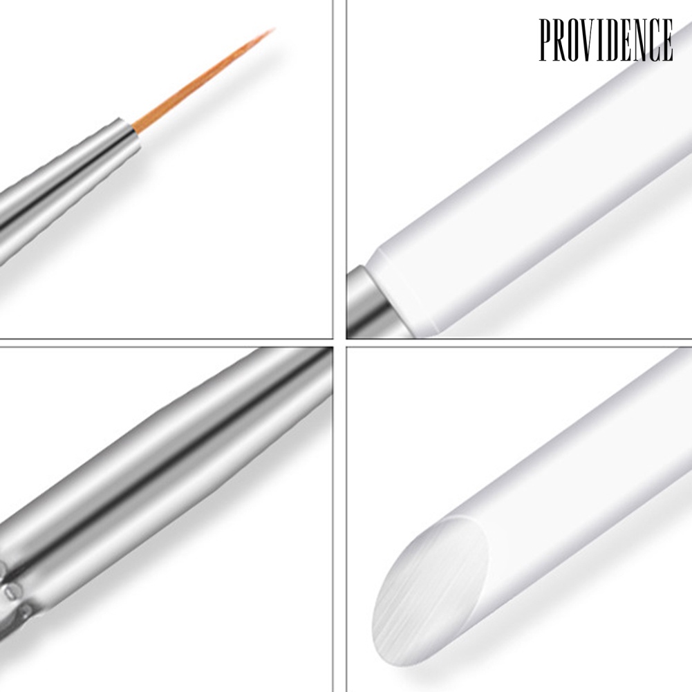 Providence Pinpai 3Pcs Painting Drawing Line Flower Brushes Nail Art Pens Manicure Tools