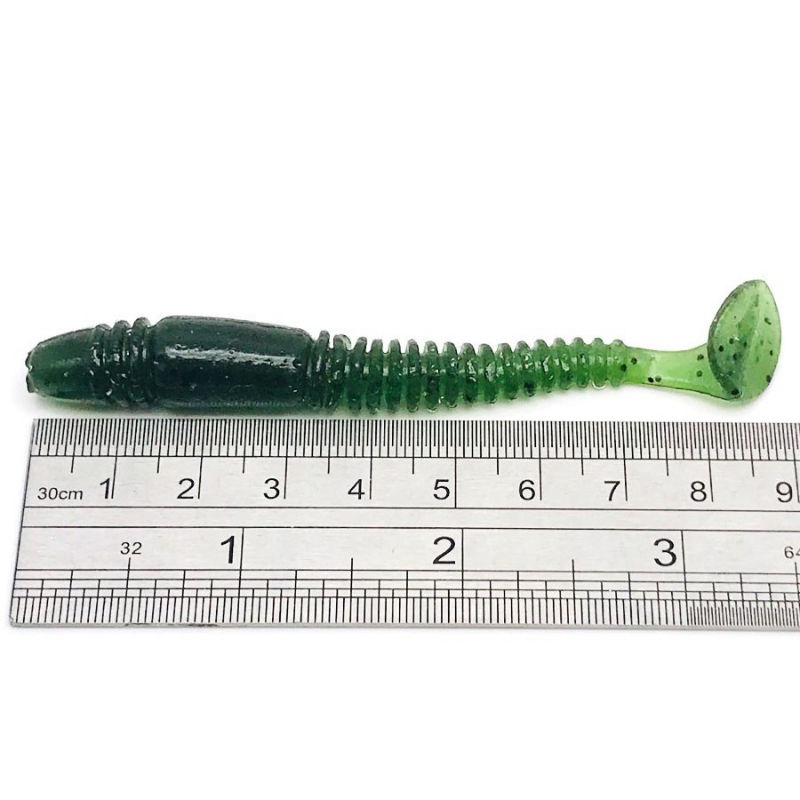 Softlure Cacing 75mm isi 10pcs - Umpan Casting Gabus Kakap Kerapu Soft Lure