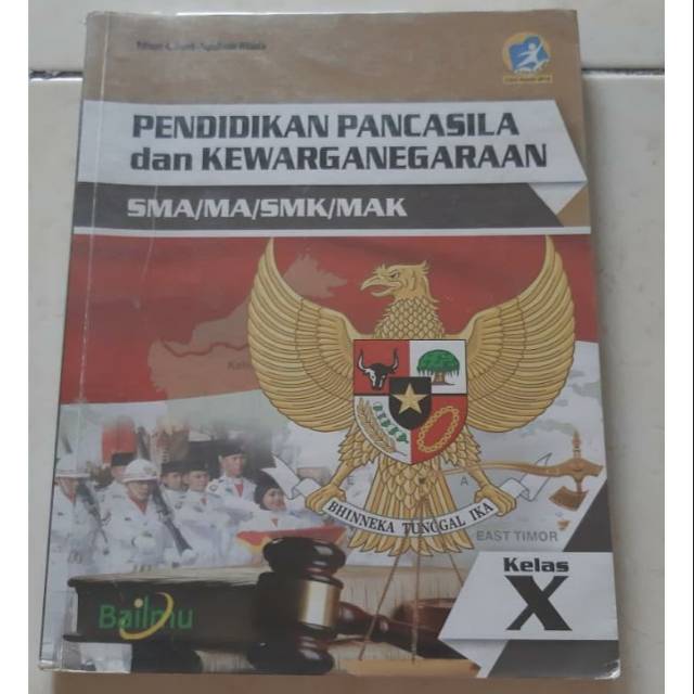 Buku PPKN Kelas 10 Bailmu / SMA 1 X K13 Kurikulum 2013 Edisi Revisi 2016 PKN