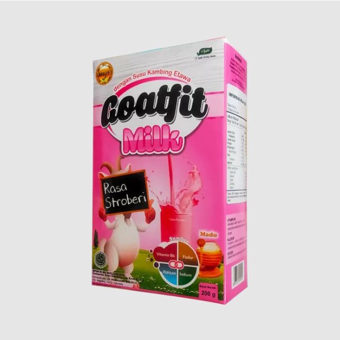 

Susu Kambing Ettawa GOATFIT Milk - Plus Royal Jelly (Rasa Strawberry)