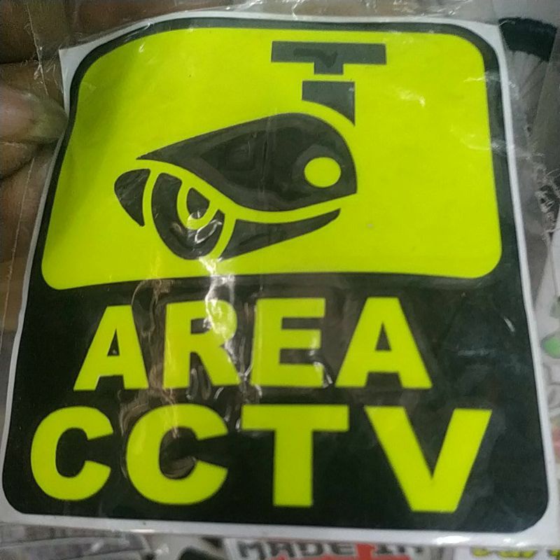 stiker CCTV