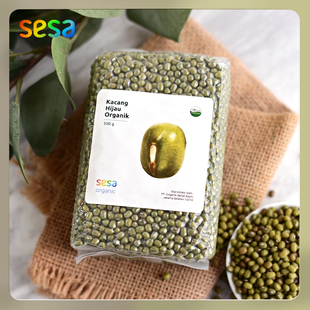 Sesa Kacang Hijau Organik 500 g