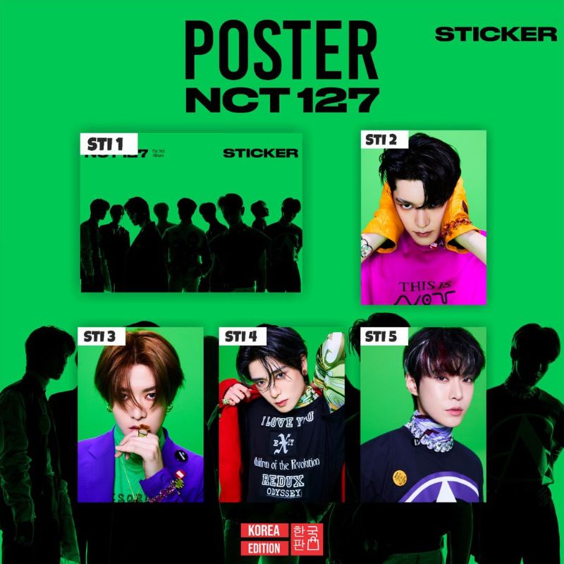 Official Poster NCT 127 -Sticker