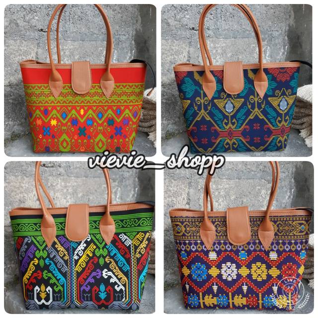 Tas Wanita/Tas Jinjing/ Tas Batik/ Tas Webe Endek Motif Bali