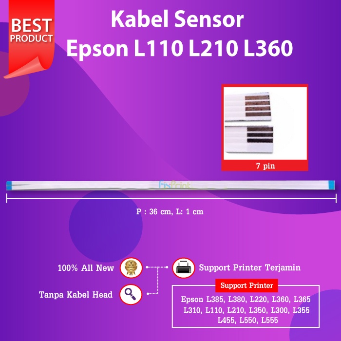 Kabel Sensor Head L110 L210 L220 L310 L350 L355 L360 L365 L380 L455 L550 L555 Sensor Cable L110 L210 L300 L360 New