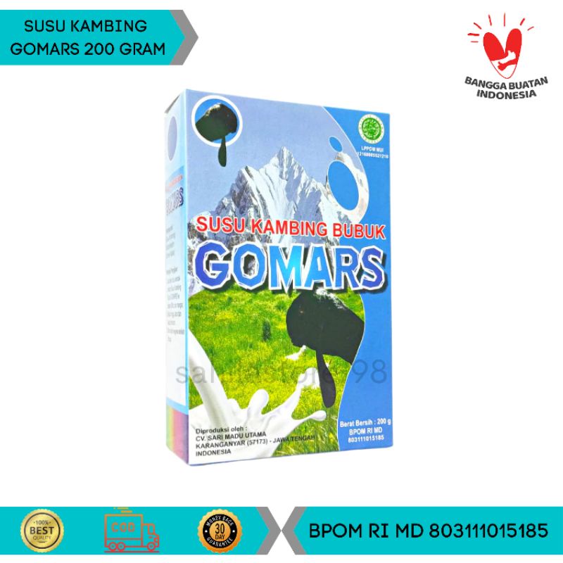 

Gomars Susu Kambing Etawa Full Cream / SUSU KAMBING ETAWA ORIGINAL 200 GRAM