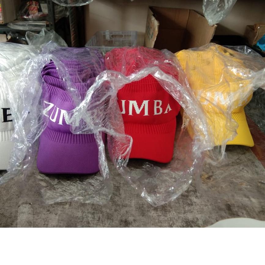 ➥ B8 Topi jogging sepeda zumba senam golf sport Rajut start pantai matahari murah merah hitam putih 