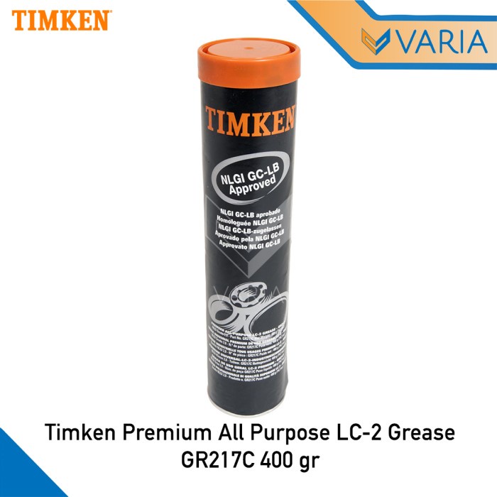 Timken Premium All Purpose LC-2 Grease 400 gr Stempet NLGI 2.0 GR217C