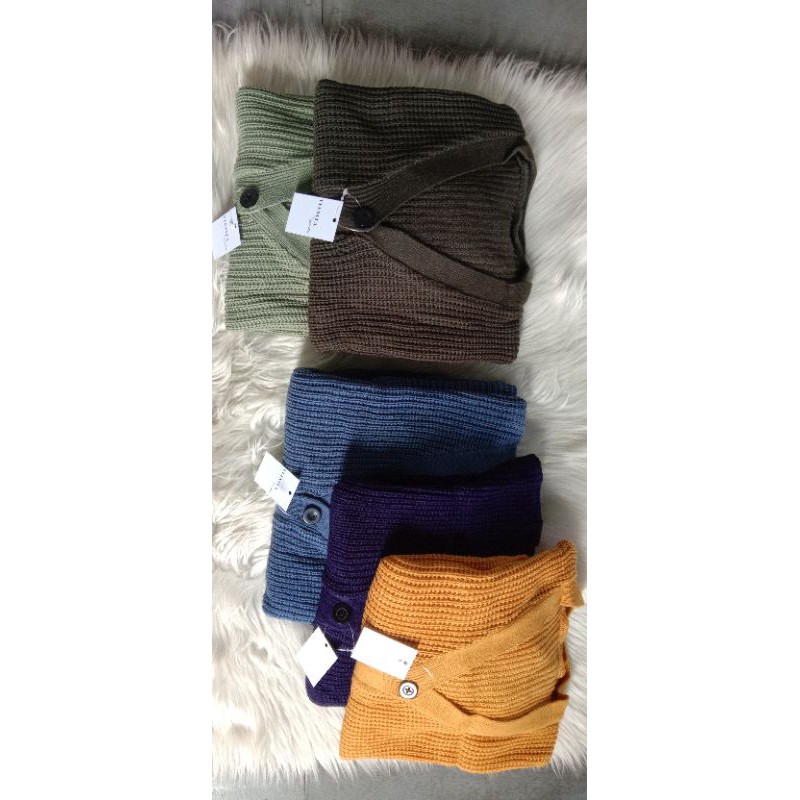 CLARISA CARDY /SWEATER CROP/CROP SWEATER 94.000-Army