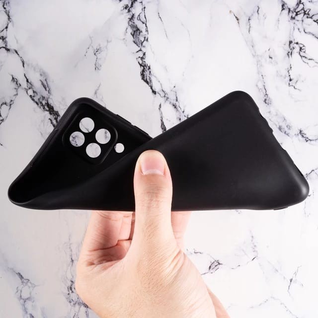 POCO M4 PRO / POCO M3 PRO CASE BLACK SOFTCASE TPU BLACK SILICON BACK MACARON SOFT CASE