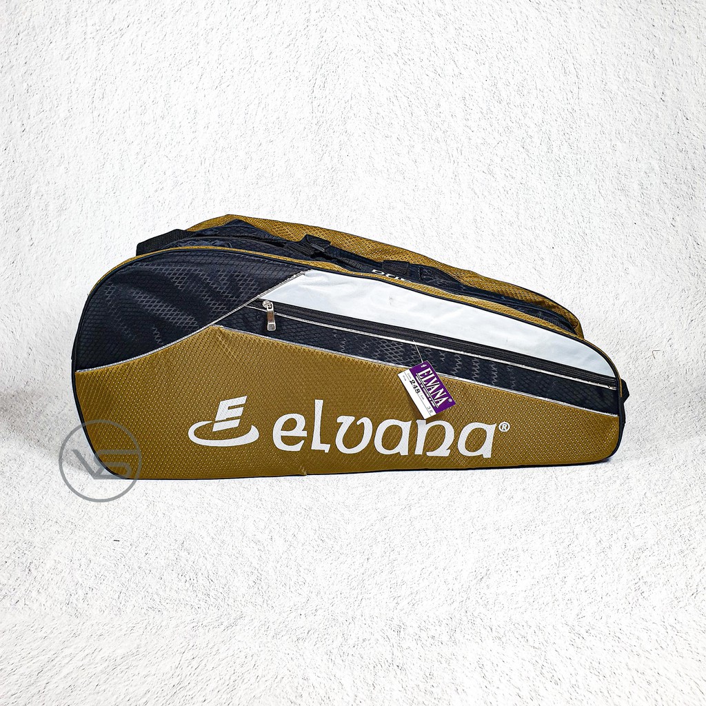 Tas Raket Badminton Elvana 3 Ruang ORIGINAL