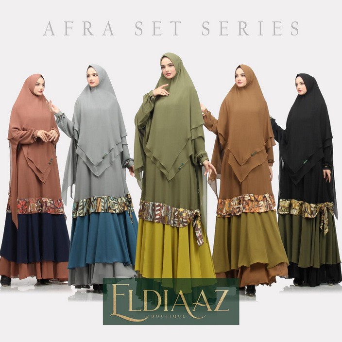 Gamis AFRA Set Original  by ELDIAAZ